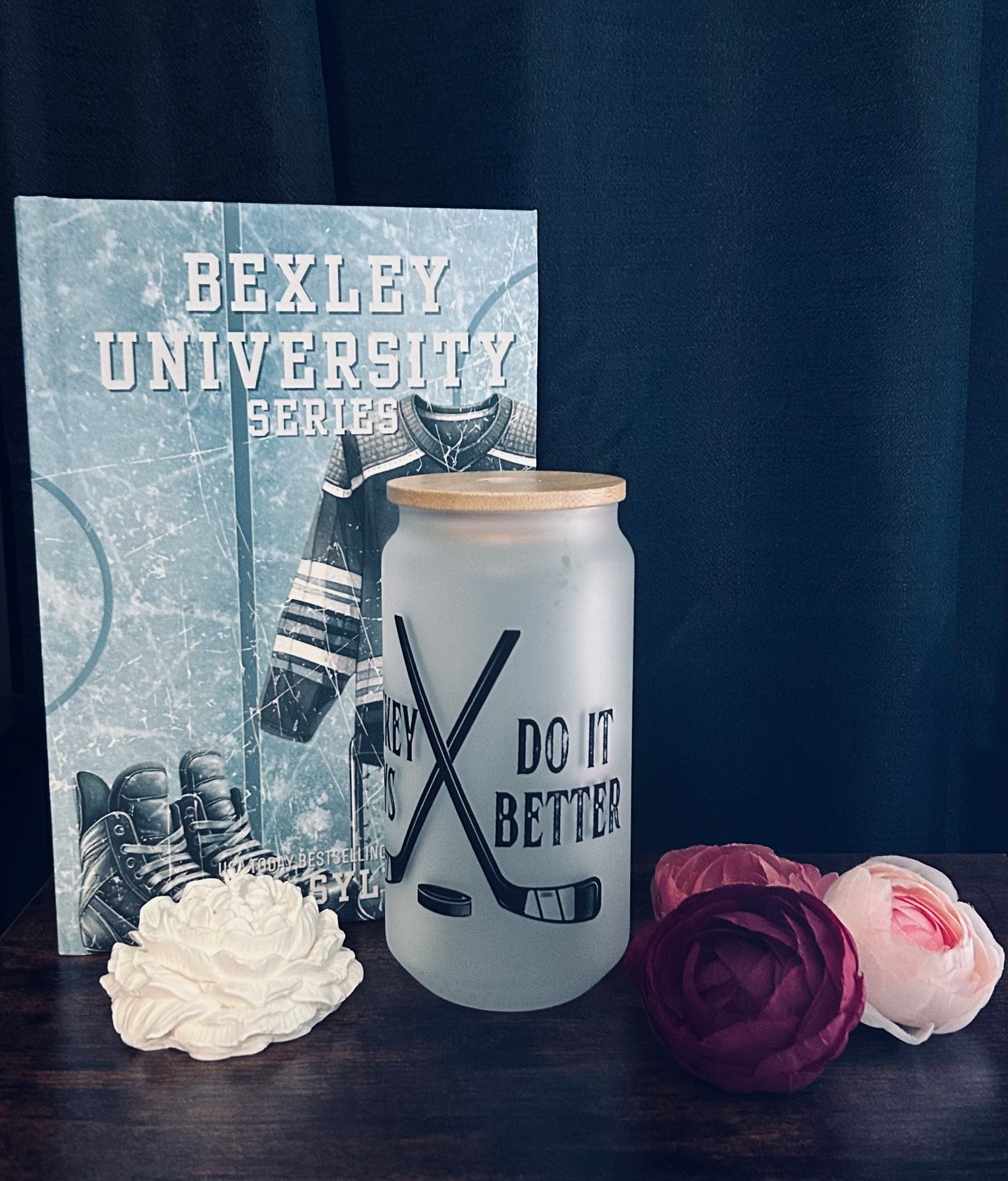 Hockey Boys Glass Tumbler