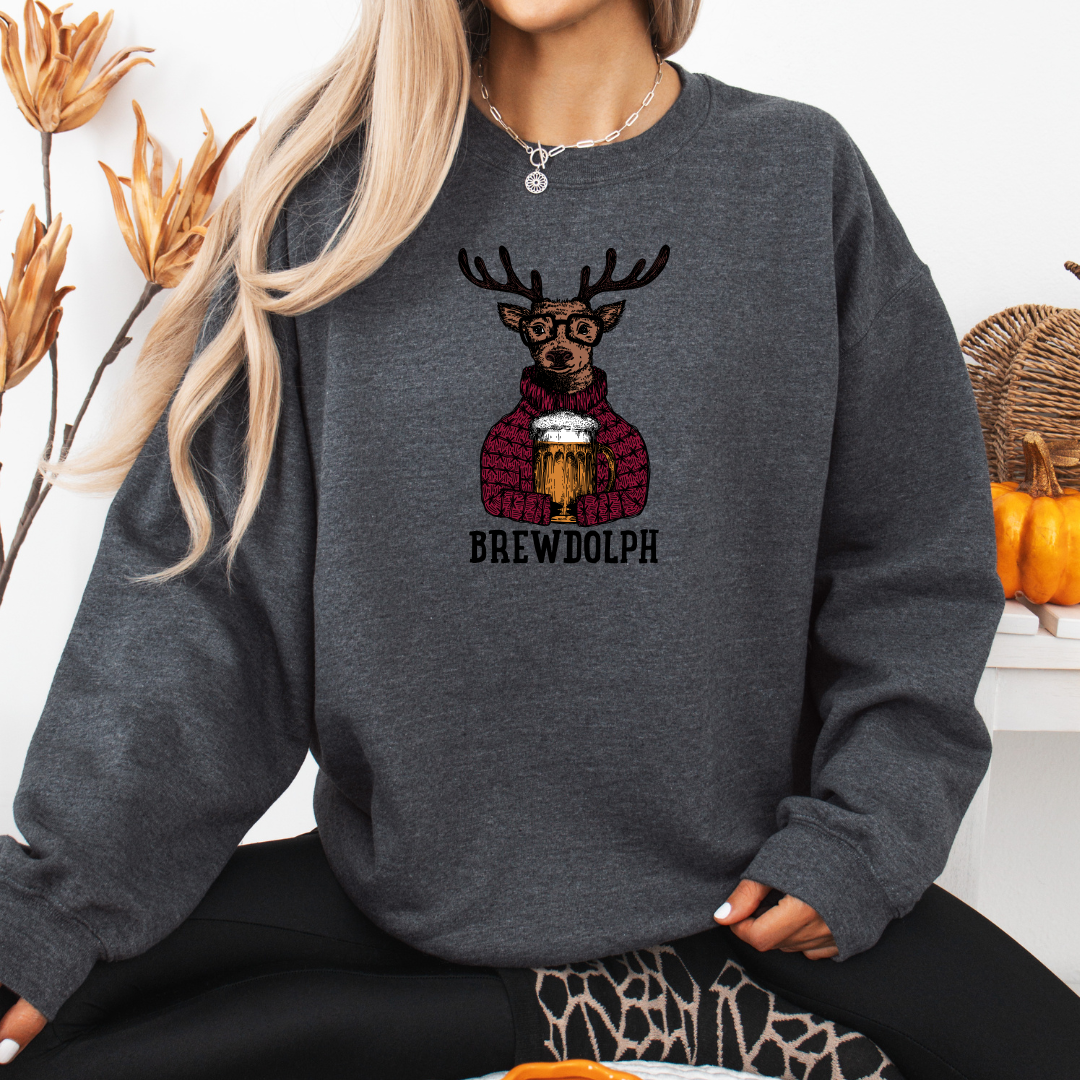 Brewdolph Crewneck.