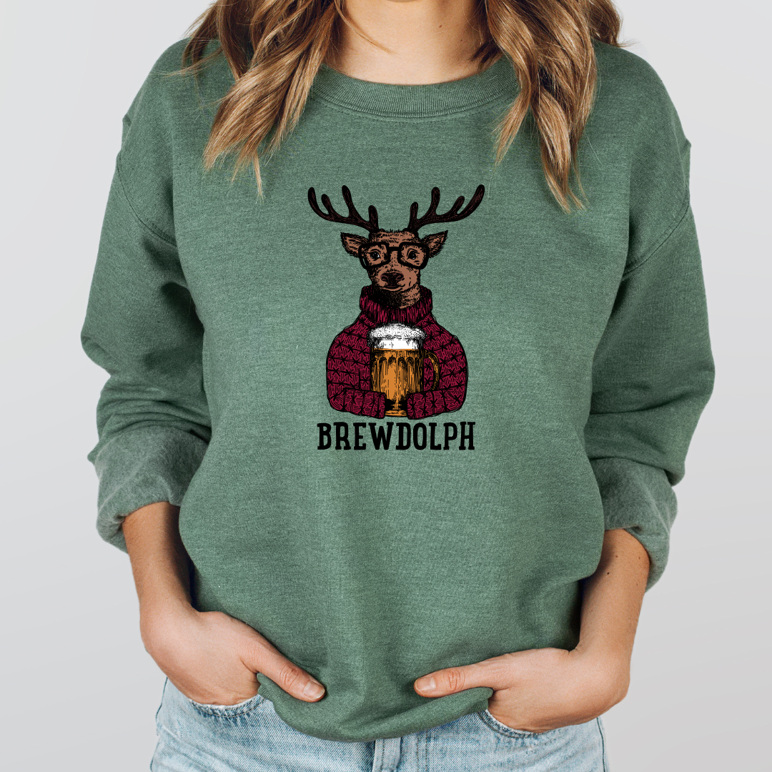 Brewdolph Crewneck.