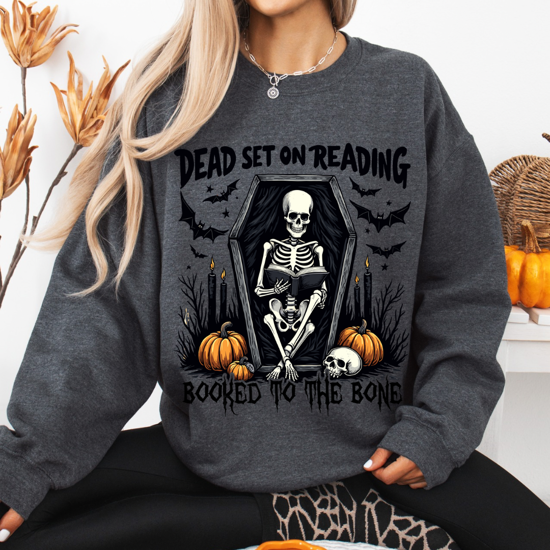 Dead Set On Reading Crewneck