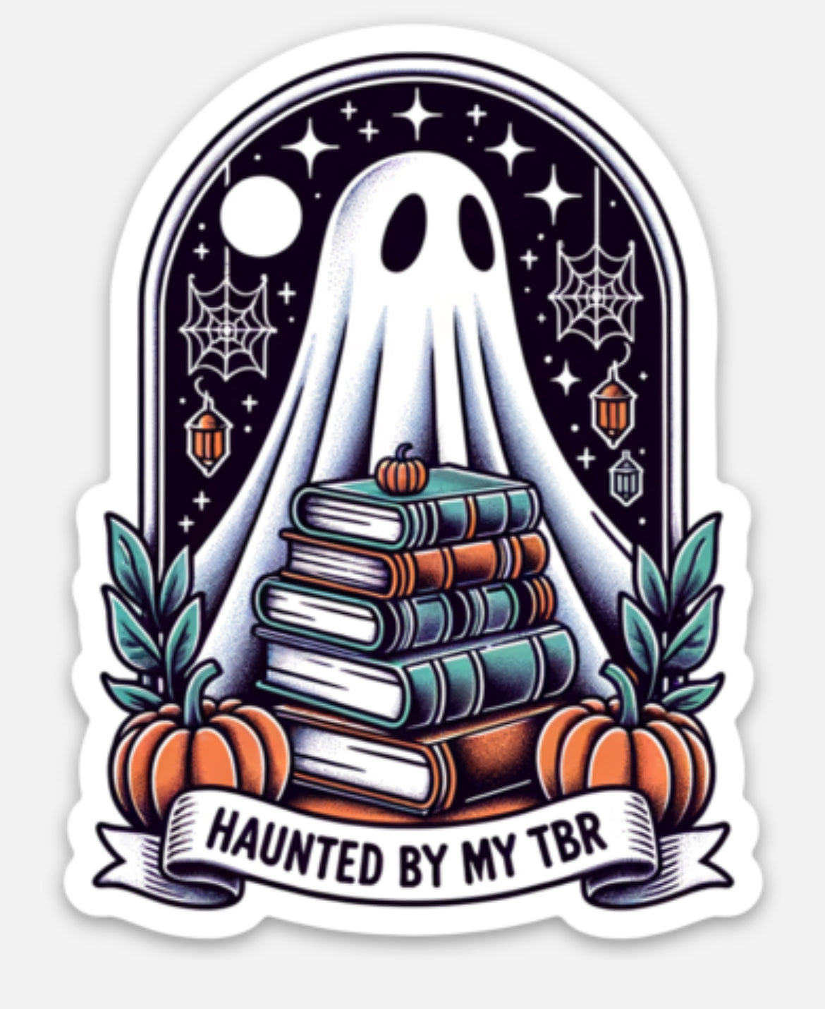 Haunted By My TBR Sticker