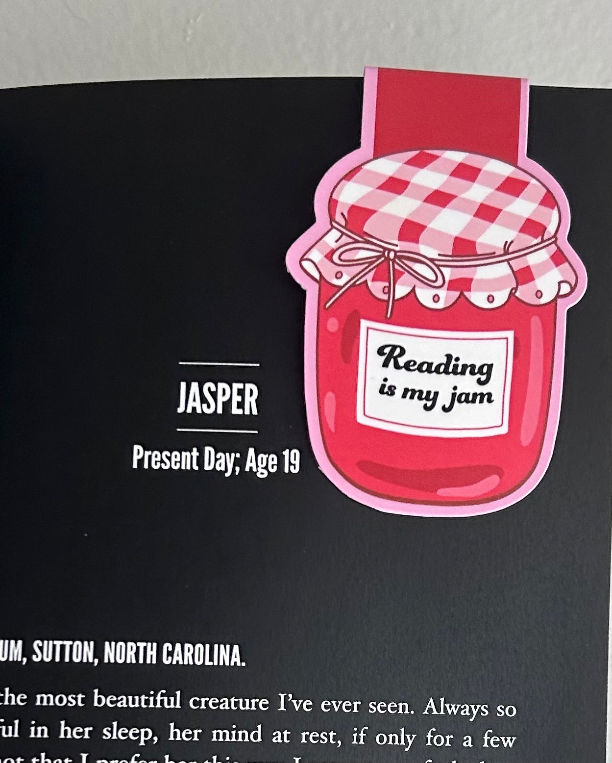 Reading is my Jam Bookmark