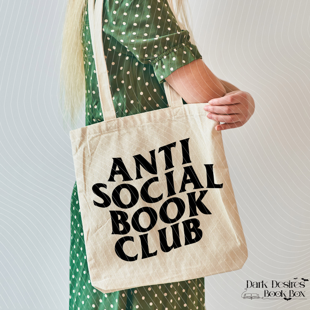 ANTI SOCIAL BOOK CLUB Tote bag