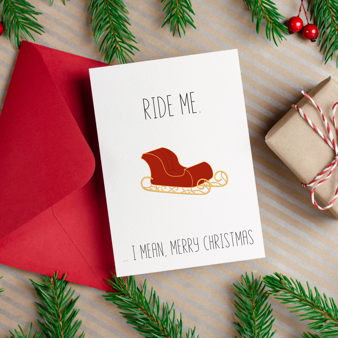 Ride Me Card