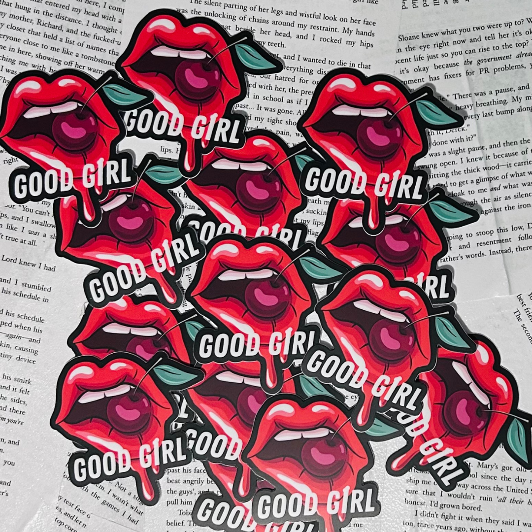 Good Girl Cherry Sticker