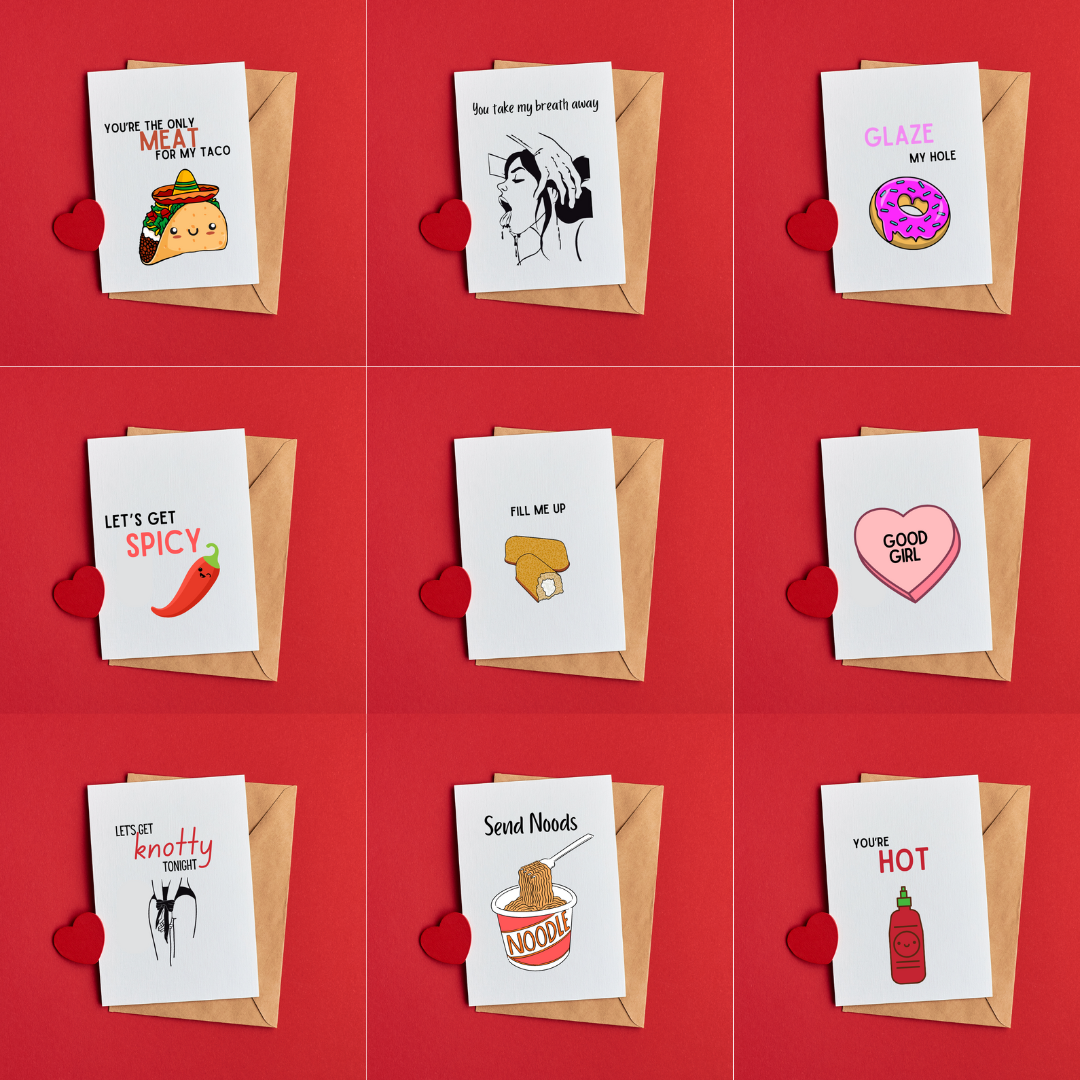 Mystery Valentine Card Pack of 5