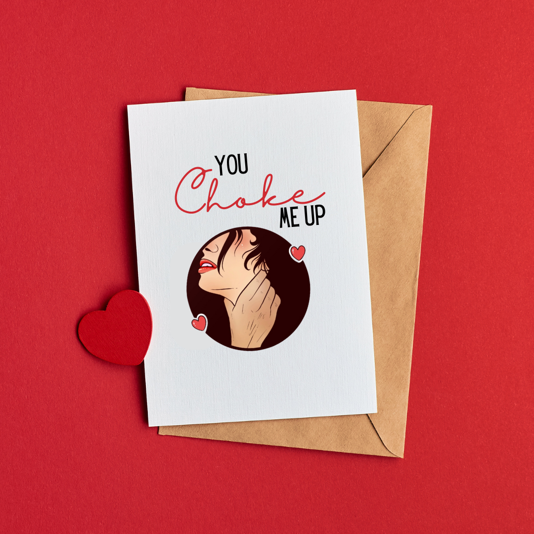 Choke me Card