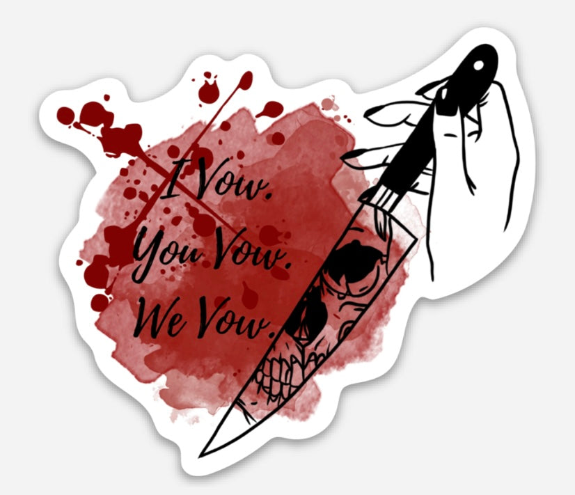 The Ritual knife sticker