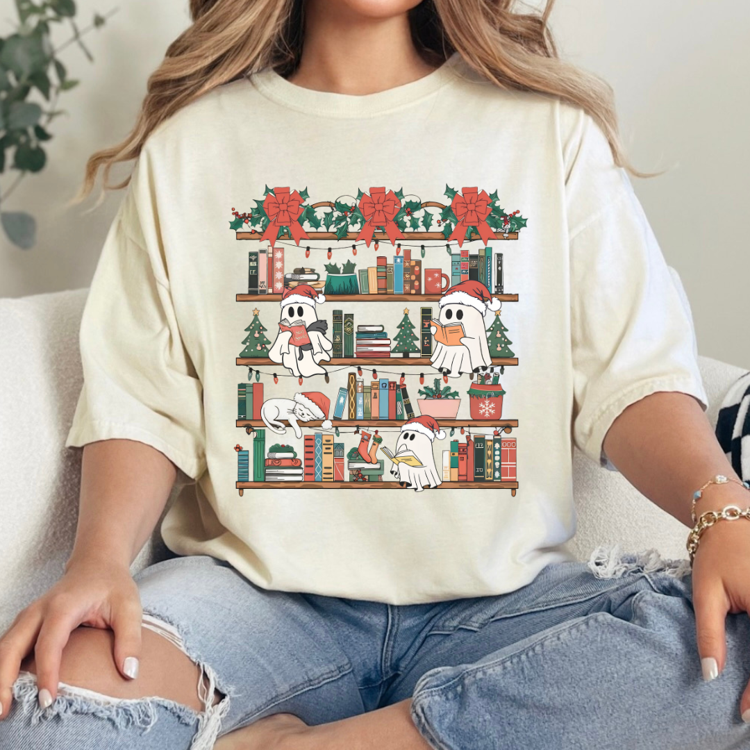 Holiday Bookshelf T-Shirt