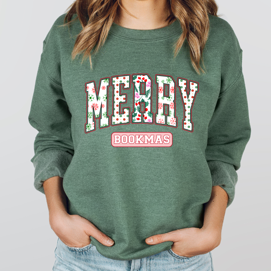 Merry Bookmas Crewneck