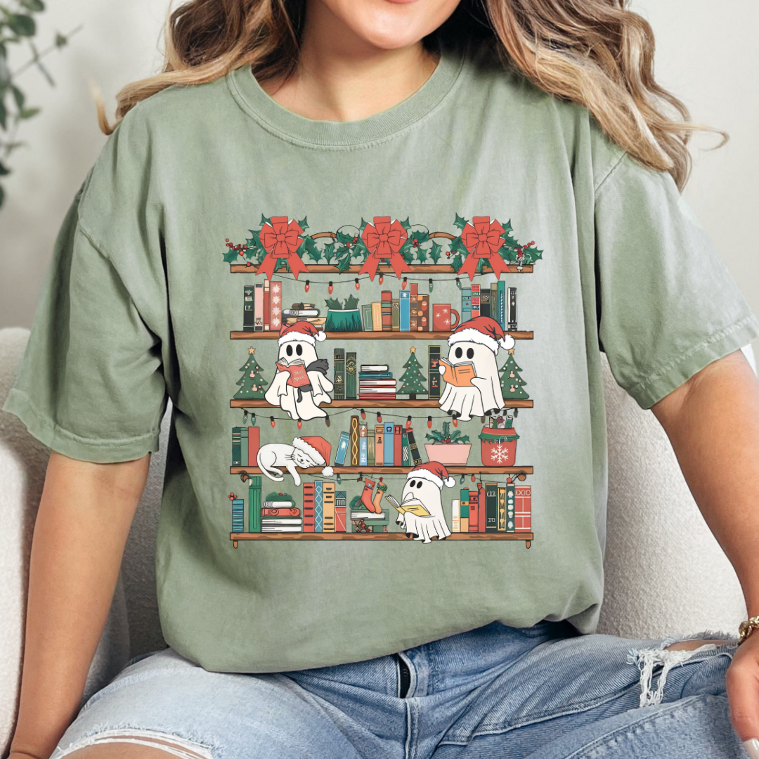 Holiday Bookshelf T-Shirt