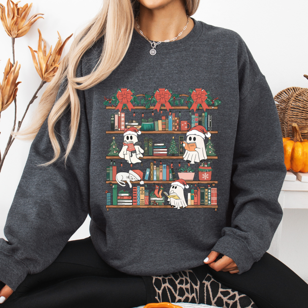 Holiday Bookshelf Crewneck