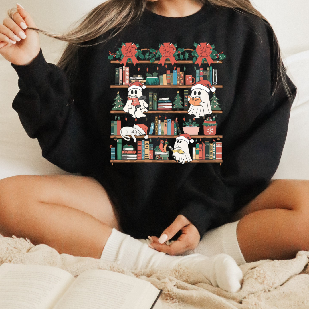 Holiday Bookshelf Crewneck