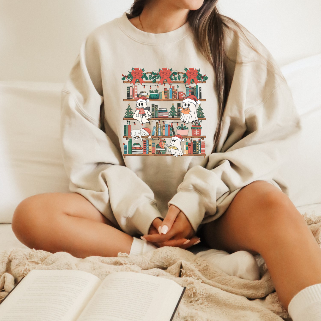 Holiday Bookshelf Crewneck