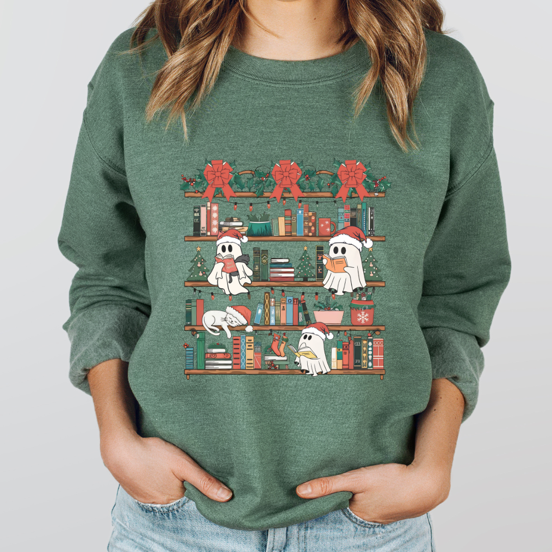 Holiday Bookshelf Crewneck