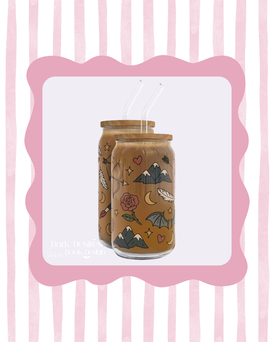 Fantasy Frosted Glass Tumbler