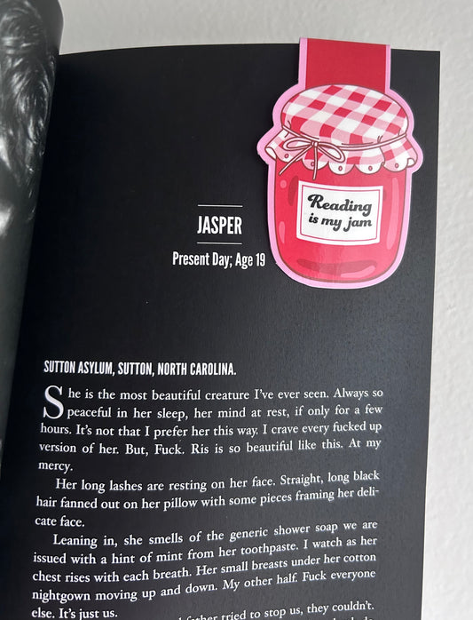 Reading is my Jam Bookmark