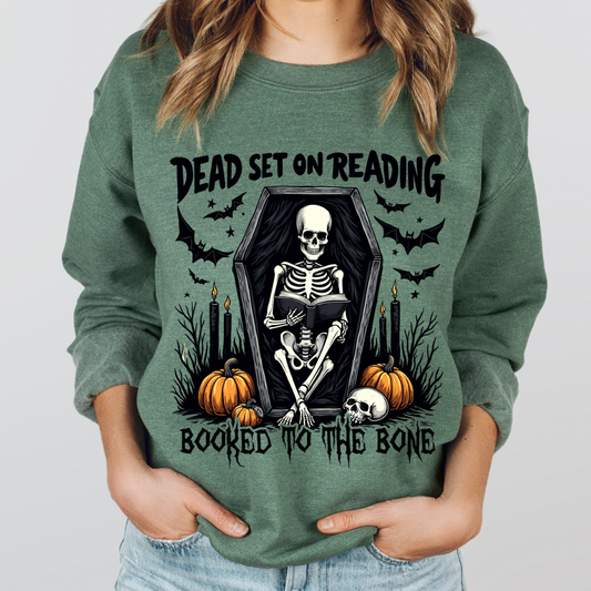 Dead Set On Reading Crewneck