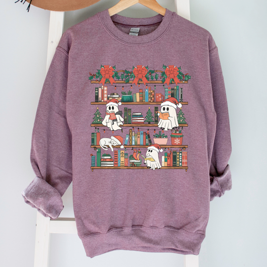 Holiday Bookshelf Crewneck