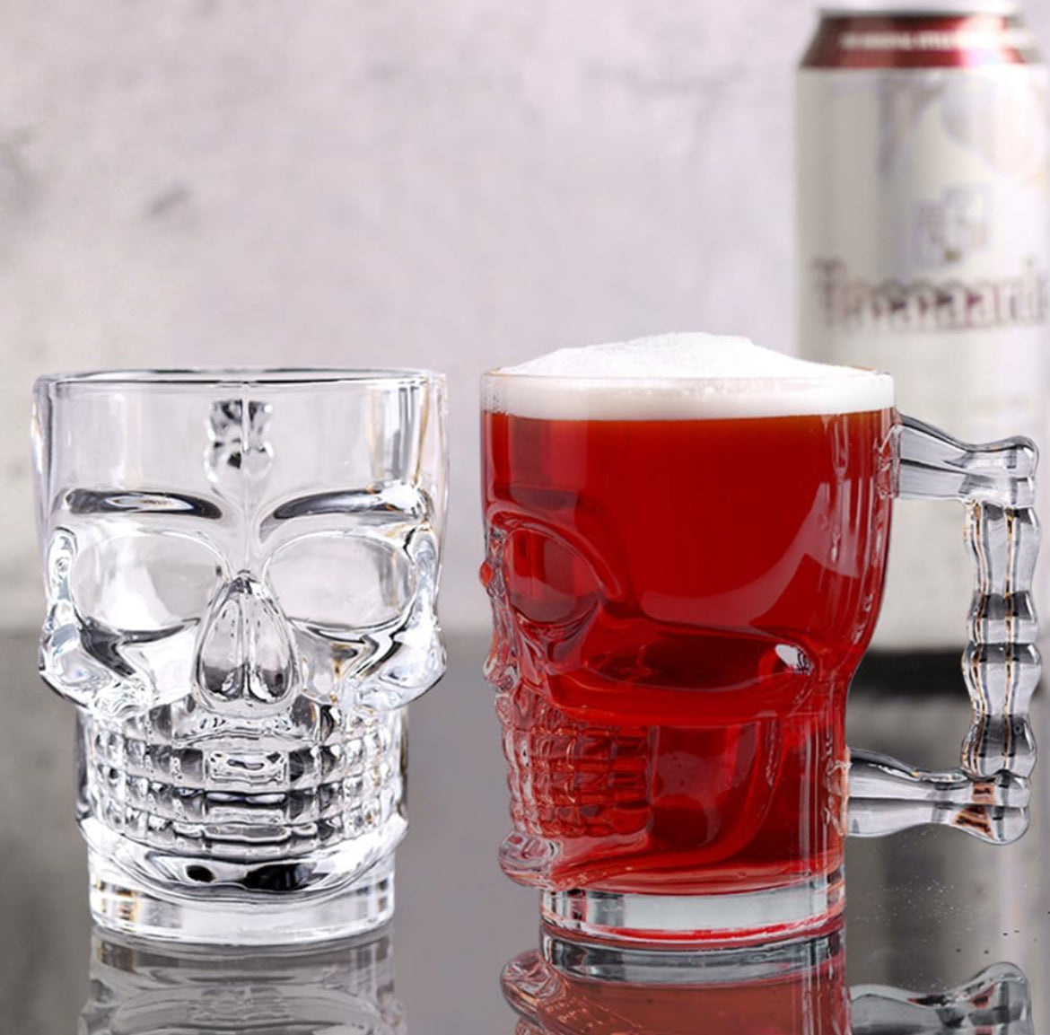 Skull Mug-Glass