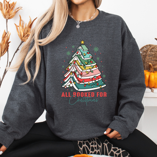 Holiday Book Tree Crewneck