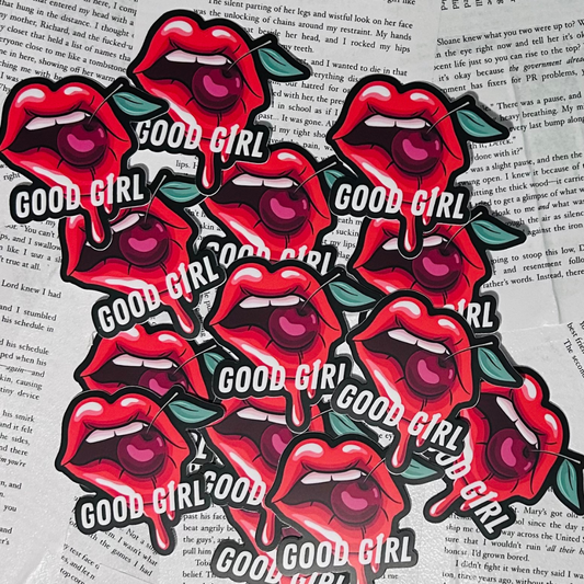 Good Girl Cherry Sticker