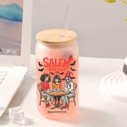 Salem Book Club Glass Tumbler