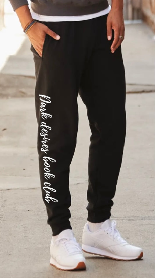 Book Club Joggers (Calligraphy Lettering)