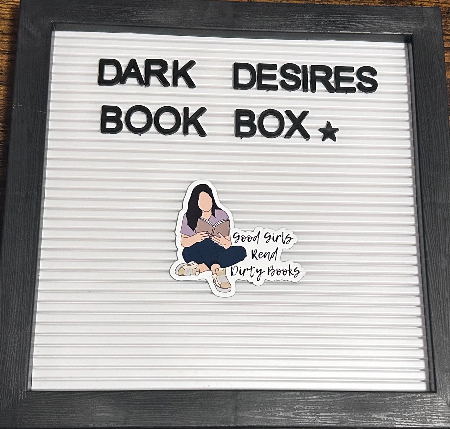 Good Girls Read Dirty Books Sticker