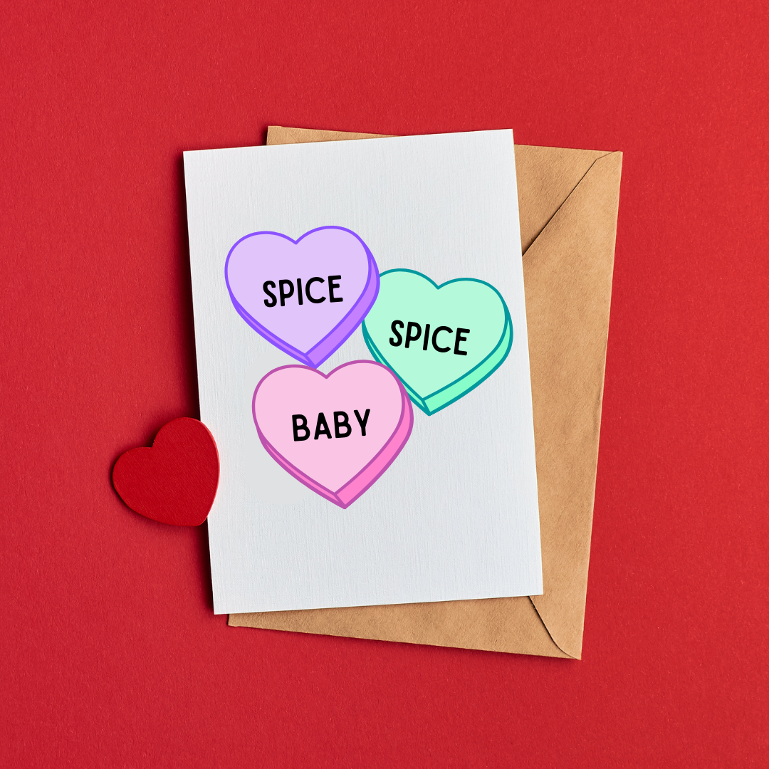 Spice Spice Baby Card